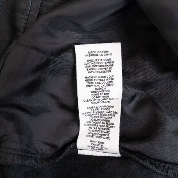 Anthropologie Avec Les Filles Faux Ever Leather Pants Flared Leg Trousers Black - Picture 13 of 13